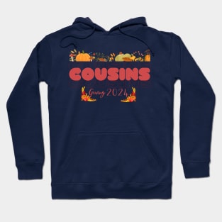 Thankful For My Cousins Happy Thanksgiving Merry Christmas Hoodie